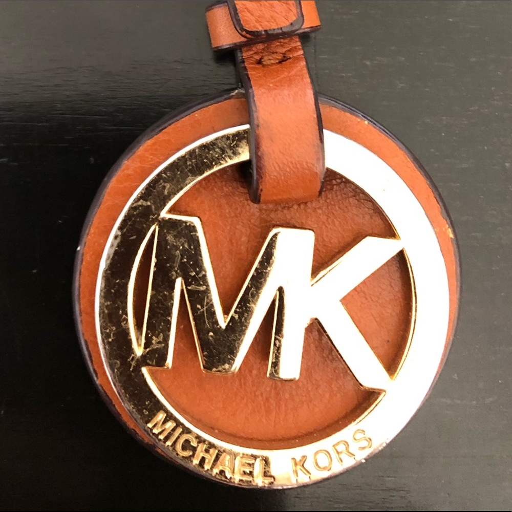 Michael Kors Leather Keychain